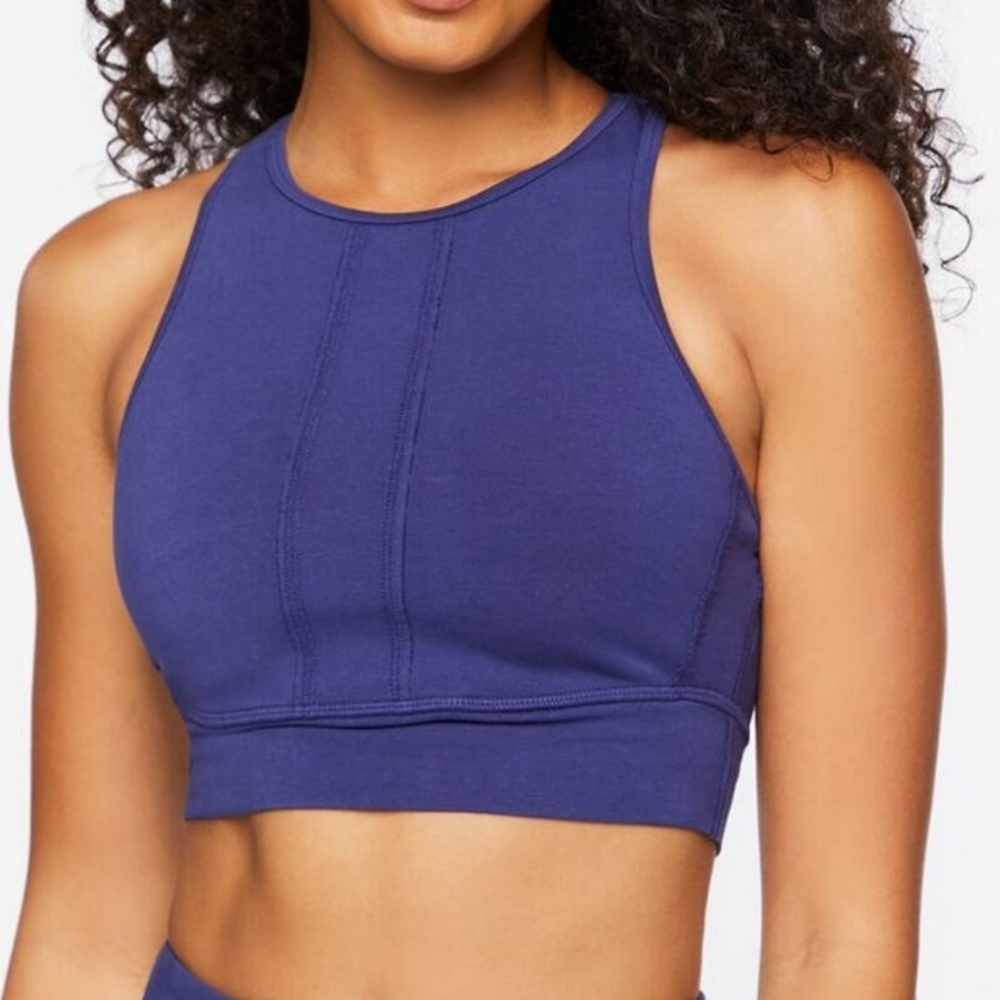 🆕️ Cotton-Blend Longline Sports Bra, NWT